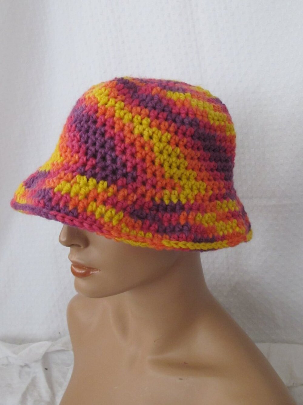 Handmade Colorful Swirl Bucket Hat